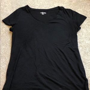 Black Size Large Bongo V-neck Tee